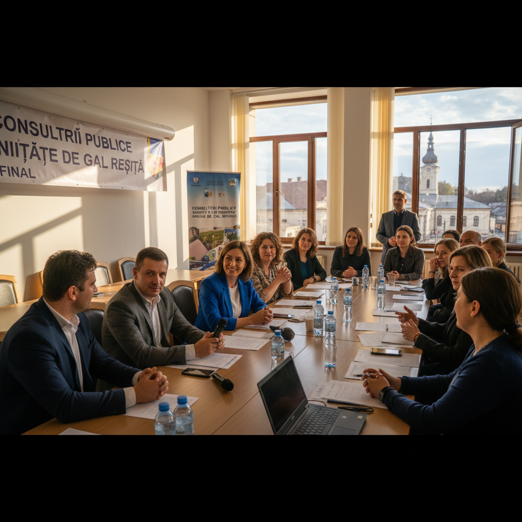 Consultările Publice Organizației GAL Reșița S-au Încheiat Oficial