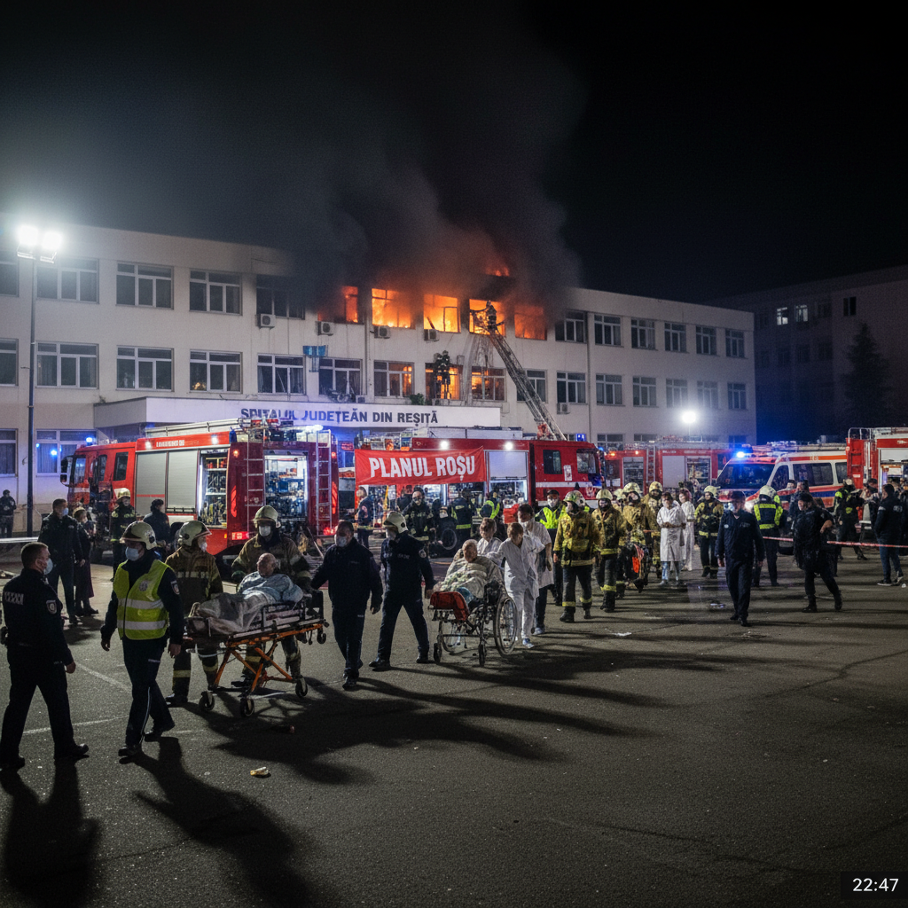 Planul Roșu declanșat, pacienți evacuați fără victime