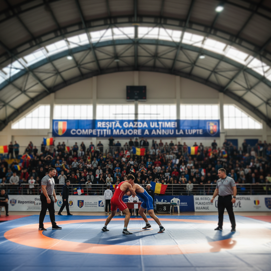 Reșița găzduiește ultima competiție majoră de lupte din acest an