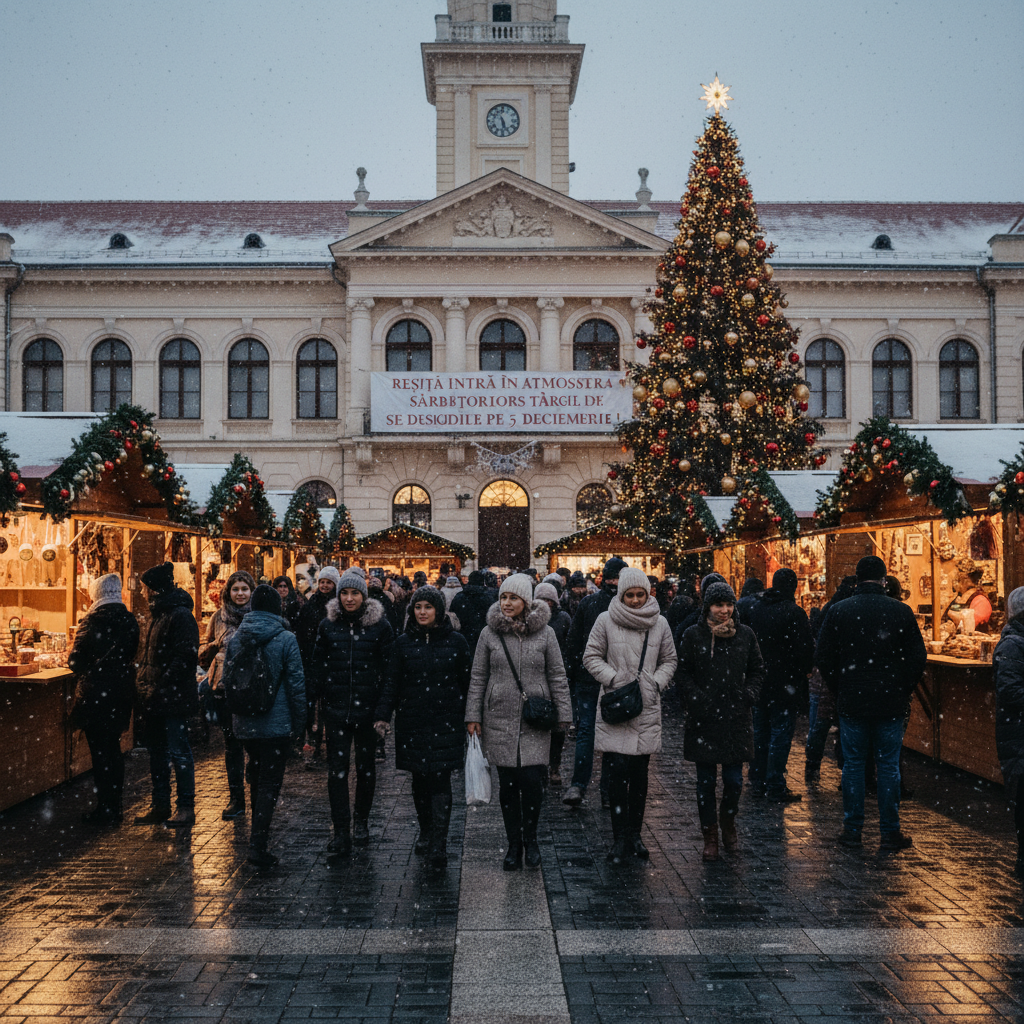 Târgul de Crăciun începe pe 5 decembrie!